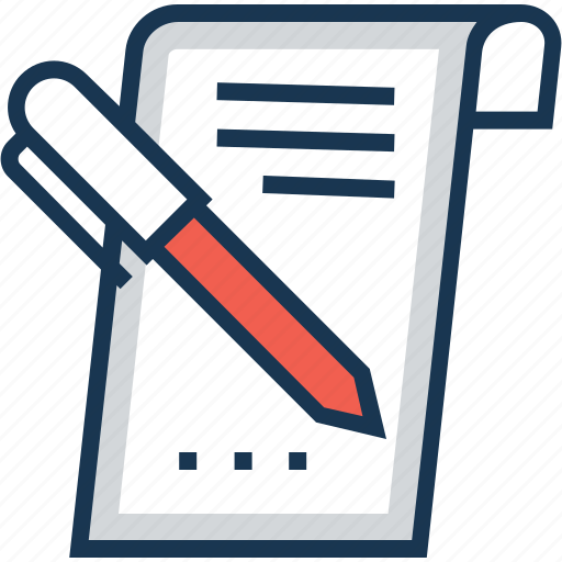 Composing, list, paper, pencil, writing icon - Download on Iconfinder