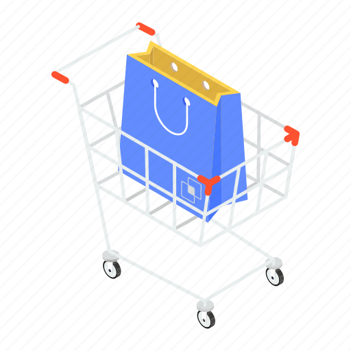 Ecommerce, handcart, pushcart, shopping cart, shopping trolley icon - Download on Iconfinder