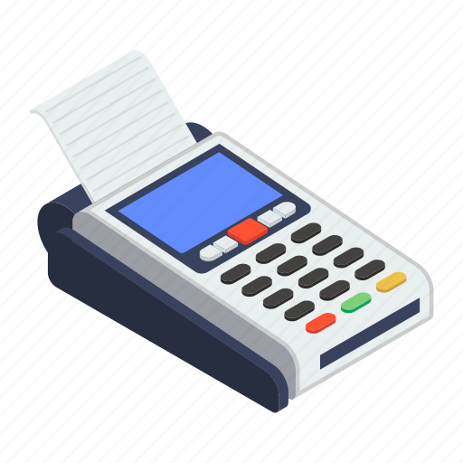 Cash register, cash till, invoice machine, point of sale, pos icon - Download on Iconfinder