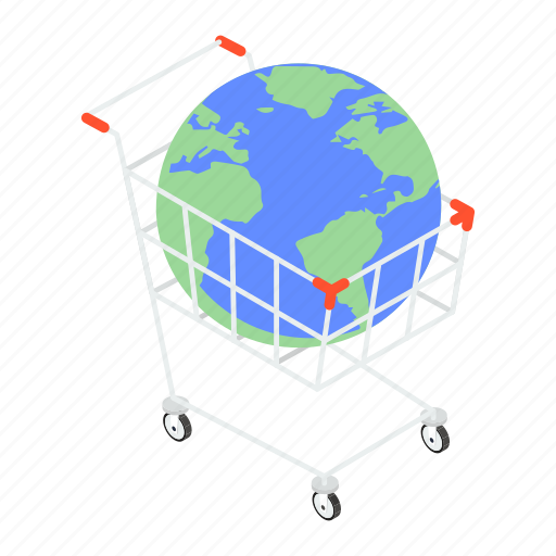 Ecommerce, global purchasing, global shopping, international shopping, worldwide shopping icon - Download on Iconfinder