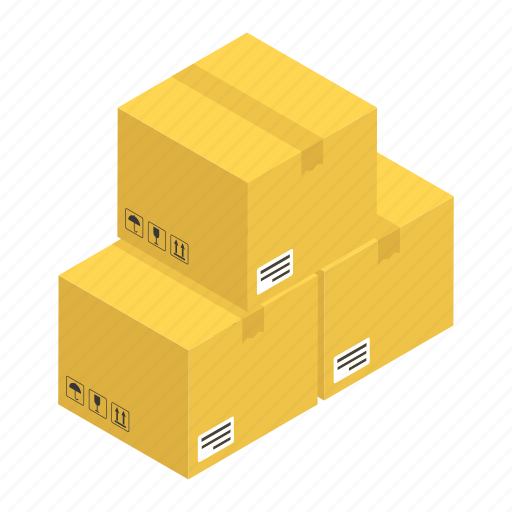 Boxes cartons, cardboards, cargo, packages, parcels icon - Download on Iconfinder