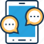 bubble, chat balloon, comments, message, mobile chat 