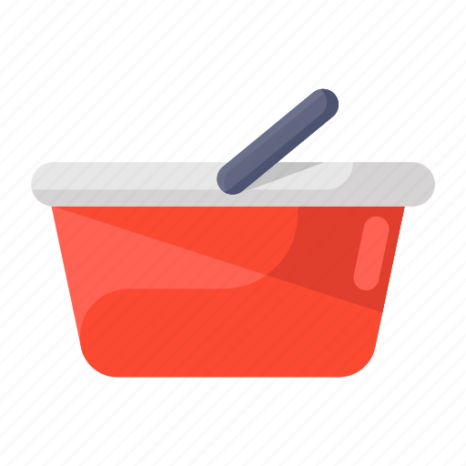 Grocery, bucket, grocery bucket, shopping bucket, basket, hamper, grocery hamper icon - Download on Iconfinder