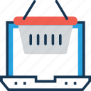 basket, item, online shopping, product, shopping