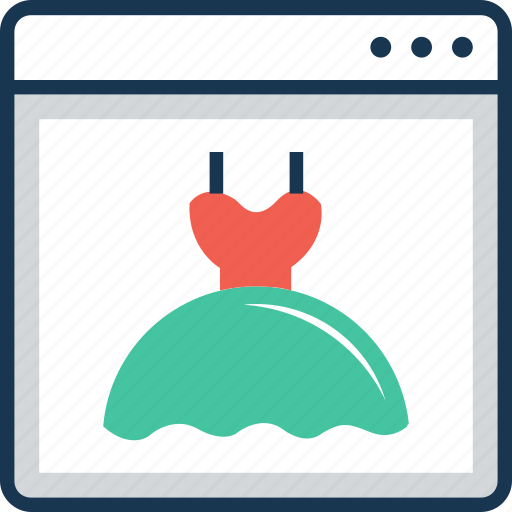 Online dress, online shopping, shopping, web, wedding dress icon - Download on Iconfinder