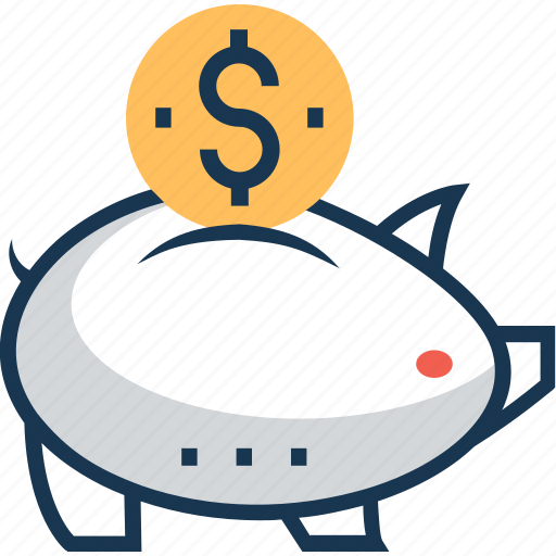Cash bank, money bank, money box, penny bank, piggy bank icon - Download on Iconfinder