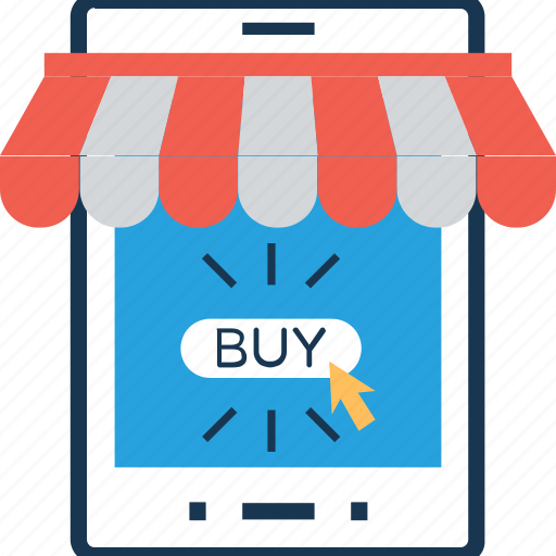 Buy online, m commerce, online shopping, shopping, smartphone icon - Download on Iconfinder