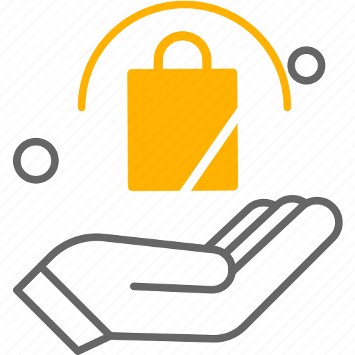 Hand, shopping, cart, bag icon - Download on Iconfinder
