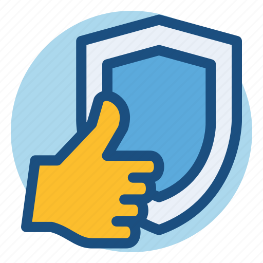 Commerce, hand, protection, safe, safety, shield, shopping icon - Download on Iconfinder
