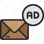 email, ads, envelope, advertising, promotion, ecommerce 