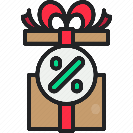 Discount, sale, coupon, offer, price, gift box, voucher icon - Download on Iconfinder