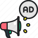 advertisement, ads, megaphone, promotion, sale, business, ecommerce