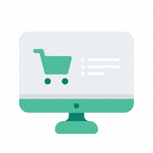 Cart, commerce, computer, monitor, shopping icon - Download on Iconfinder