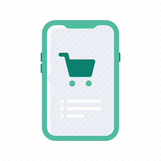 Cart, commerce, online, shopping, smartphone icon - Download on Iconfinder