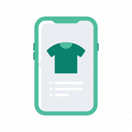 Clothes, clothing, commerce, online, shopping, smartphone icon - Download on Iconfinder