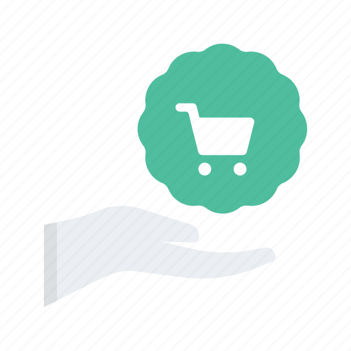 Basket, commerce, gesture, hand, shopping, sticker icon - Download on Iconfinder