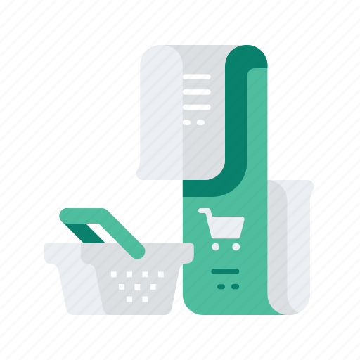 Basket, checkout, commerce, ecommerce, receipt, shop, shopping icon - Download on Iconfinder