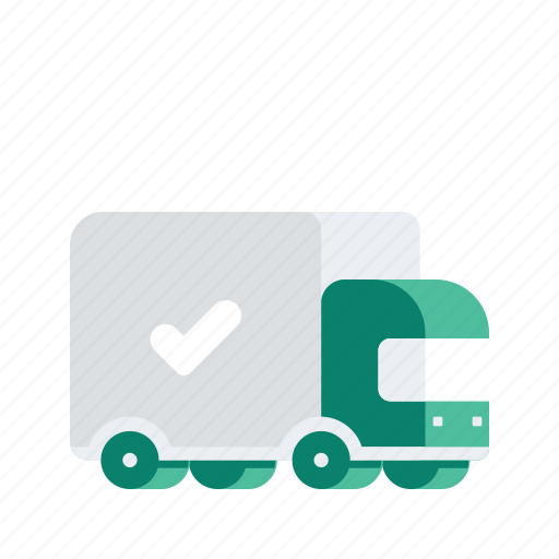 Commerce, confirm, delivery, ecommerce, shopping, truck, van icon - Download on Iconfinder