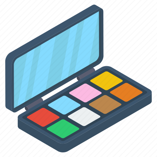 Beauty concept, cosmetics, eye shadow, makeup kit, makeup palette icon - Download on Iconfinder