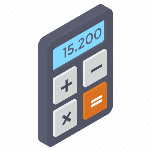 Accounting, calc, calculation, calculator, digital calculator, maths icon - Download on Iconfinder