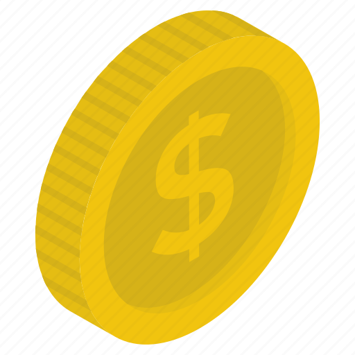 Cash, coins, currency coins, dollar coins, money icon - Download on Iconfinder