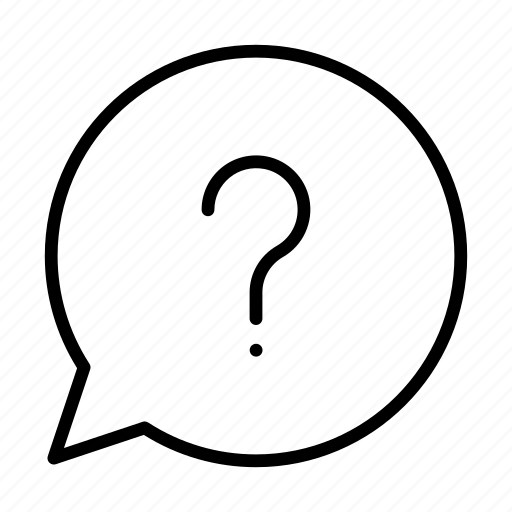 Bubble, faq, help, question, unknown icon - Download on Iconfinder