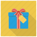 box, christmas, gift, present, ribbon, shopping, xmas