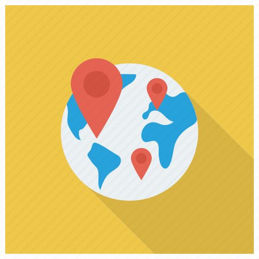 Global, location, map, navigation, pin, shop, shopping icon - Download on Iconfinder
