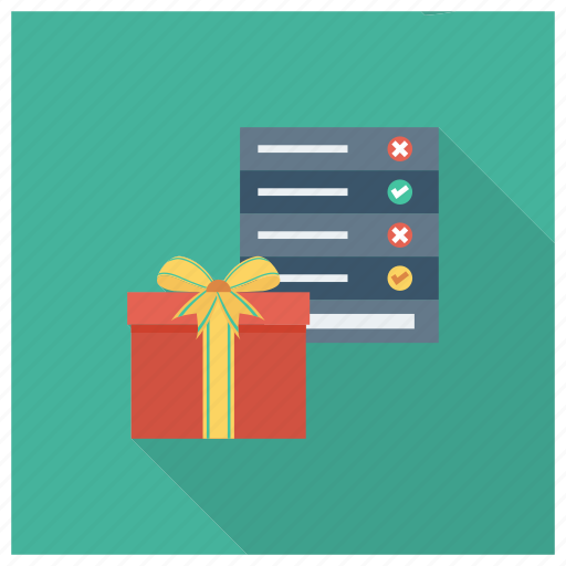 Box, checklist, christmas, gift, present, presentlist, wishlist icon - Download on Iconfinder