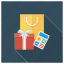 calculator, ecommerce, gift, present, shop, shopping, shoppingbag 