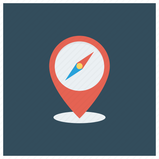 Compass, direction, gps, location, map, navigation, pin icon - Download on Iconfinder