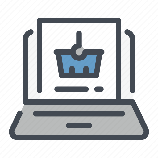 Basket, buy, laptop, online, order, shop, shopping icon - Download on Iconfinder
