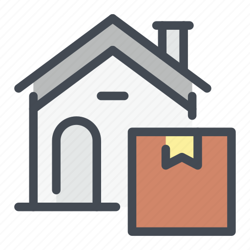 Box, delivery, house, shipping, shop, shopping icon - Download on Iconfinder