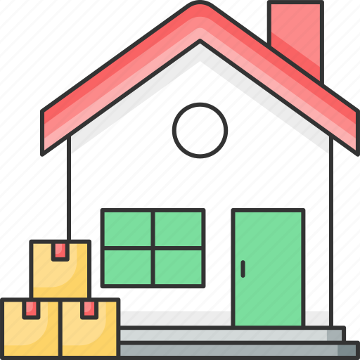 Delivery, doorstep, home, packages, parcel, service, shipping icon - Download on Iconfinder