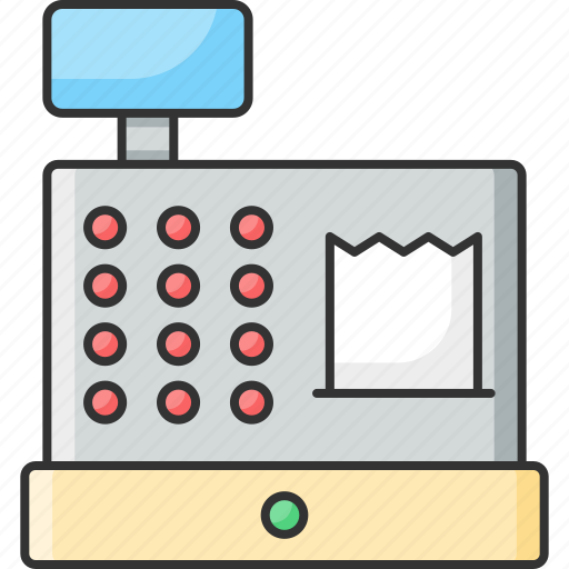 Cash, cashier, counter, machine, payment, retail counter, technology icon - Download on Iconfinder