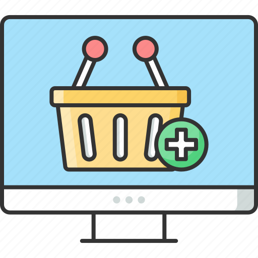 Add, basket, bucket, cart, online shopping, plus, to icon - Download on Iconfinder