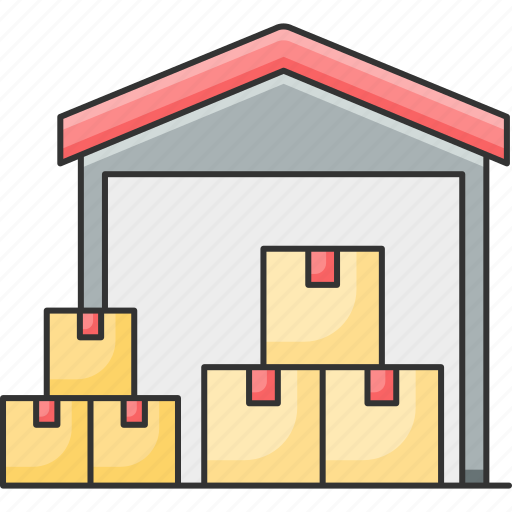 Garage, parcels, stock, storage, storehouse, storeroom, warehouse icon - Download on Iconfinder