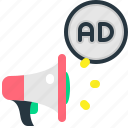megaphone, promotion, advertising, sale, ecommerce, ads