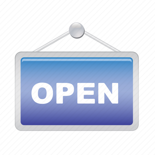 Open, sign, alert, store, warning icon - Download on Iconfinder