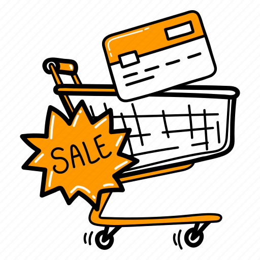 Shopping, offers, discount, black friday, sale, cart discount, sale cart icon - Download on Iconfinder