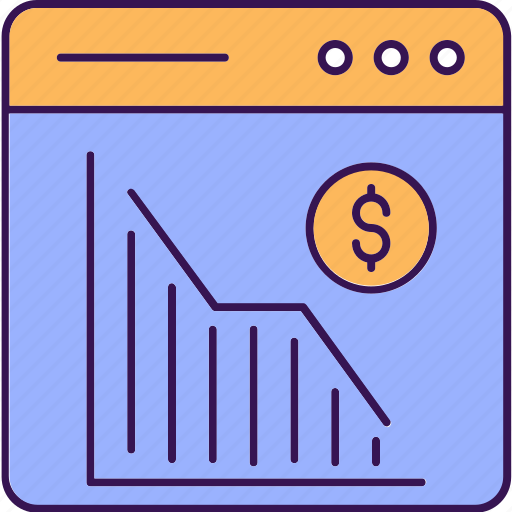 Financial chart, online analytics, online trading, online sales chart, online business chart icon - Download on Iconfinder