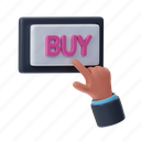 buy, button, hand, gesture, click, touch 