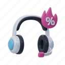 headphone, sale, promo, discount, headset, music, audio 