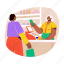billing, payment, counter, retailing, purchasing 