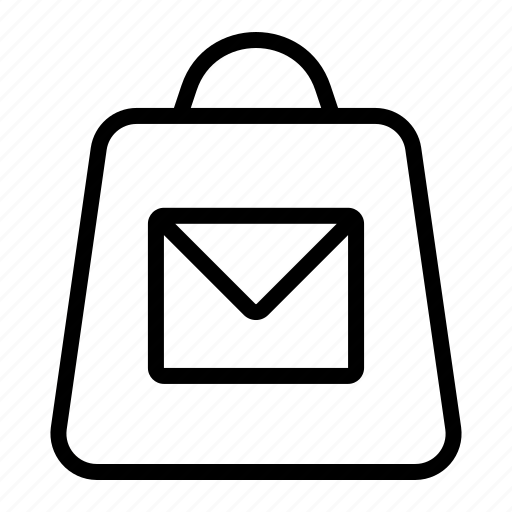 Bag, letter, shop, shopping, envelope, email, message icon - Download on Iconfinder