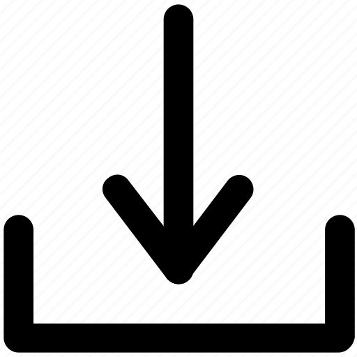 Arrow symbol, direction, down, download sign, downloading, downward, web element icon - Download on Iconfinder