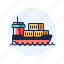 container, delivery, ship 