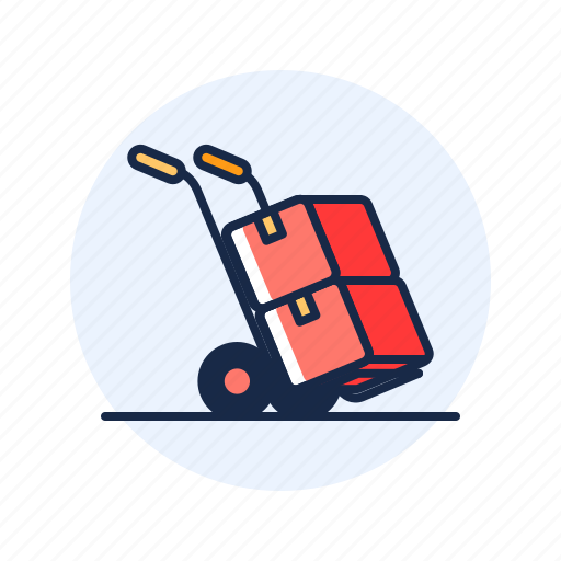 Box, trolley, upright icon - Download on Iconfinder