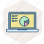 laptop, presentation, business, diagram, online 