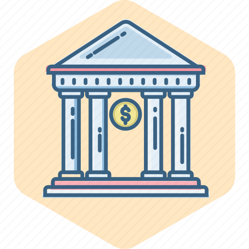 Bank, financial, institution, banking, house, stock, treasury icon - Download on Iconfinder